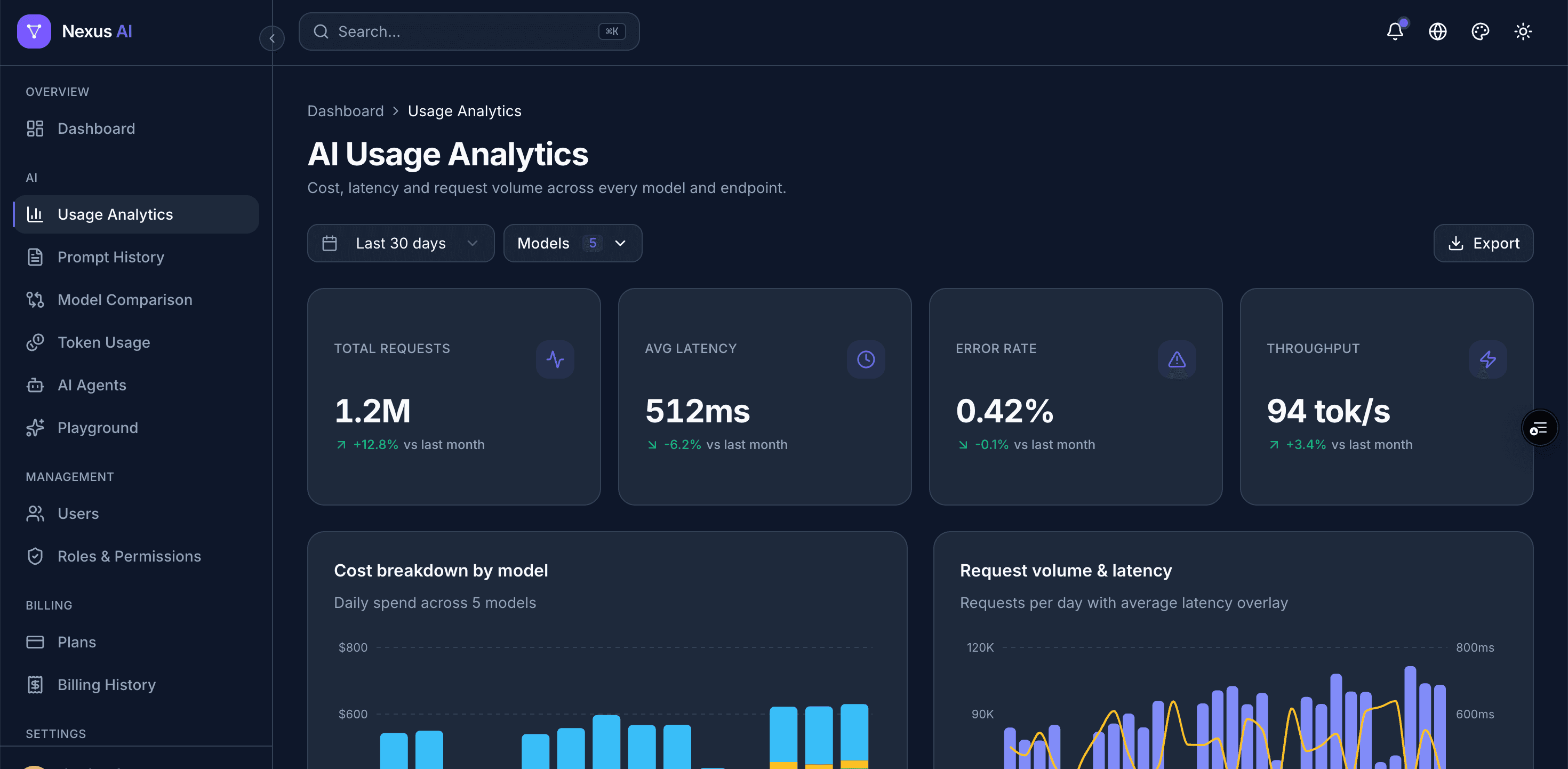 Nexus AI Admin screenshot 1