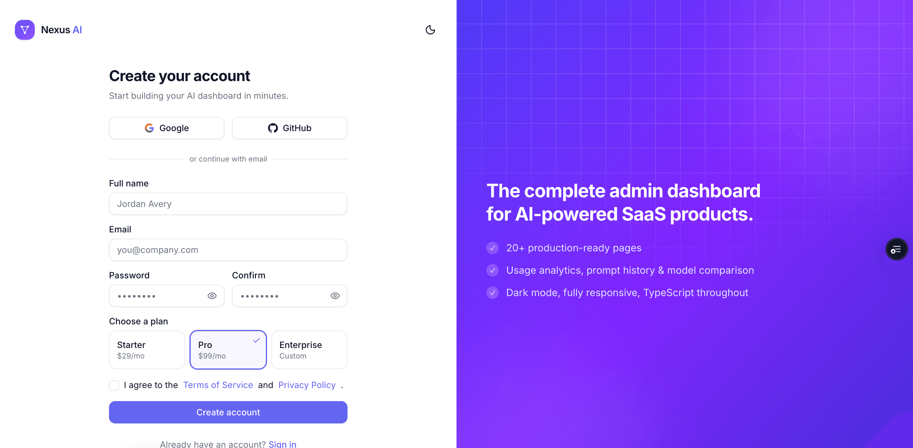 Nexus AI Admin screenshot 4